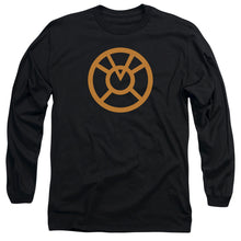 Load image into Gallery viewer, Green Lantern Orange Emblem Mens Long Sleeve Shirt Black Officially Licensed