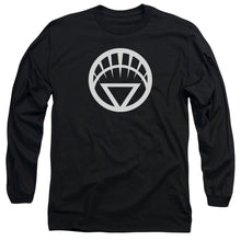 Load image into Gallery viewer, Green Lantern White Emblem Mens Long Sleeve Shirt Black Officially Licensed