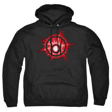 Load image into Gallery viewer, Green Lantern Red Glow Mens Hoodie Black