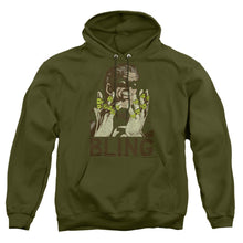Load image into Gallery viewer, Green Lantern Bling Bling Mens Hoodie Military Green