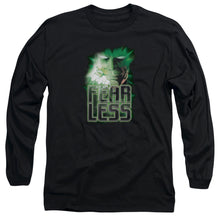 Load image into Gallery viewer, Green Lantern Fearless Mens Long Sleeve Shirt Black Officially Licensed