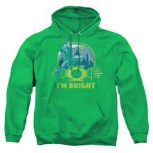 Load image into Gallery viewer, Green Lantern Im Bright Mens Hoodie Kelly Green