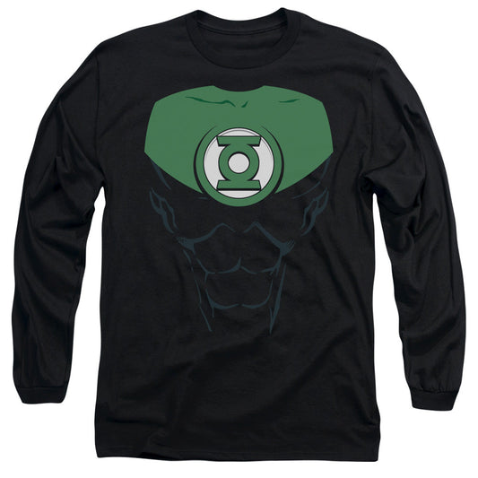 Green Lantern Jon Stewart Mens Long Sleeve Shirt Black Officially Licensed