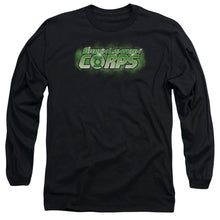 Load image into Gallery viewer, Green Lantern Gl Corps Title Mens Long Sleeve Shirt Black Officially Licensed