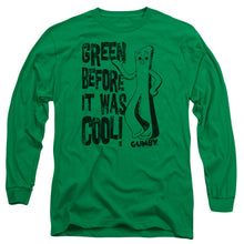 Load image into Gallery viewer, Gumby Cool Green Mens Long Sleeve Shirt Kelly Green Officially Licensed