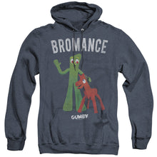 Load image into Gallery viewer, Gumby Bromance Heather Mens Hoodie Navy