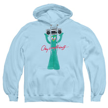 Load image into Gallery viewer, Gumby Clay Anything Mens Hoodie Light Blue