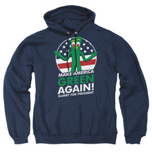 Load image into Gallery viewer, Gumby For President Mens Hoodie Navy
