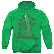Load image into Gallery viewer, Gumby Shenanigans Mens Hoodie Kelly Green