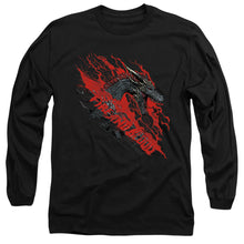 Load image into Gallery viewer, Game Of Thrones Fire And Blood Dragon Mens Long Sleeve Shirt Black Officially Licensed