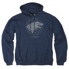 Load image into Gallery viewer, Game Of Thrones Stark Burst Sigils Mens Hoodie Navy