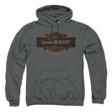 Load image into Gallery viewer, Game Of Thrones Title Sequence Logo Mens Hoodie Charcoal