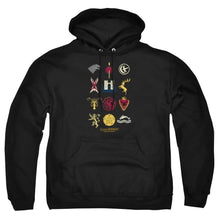 Load image into Gallery viewer, Game Of Thrones House Sigils Mens Hoodie Black