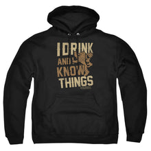 Load image into Gallery viewer, Game Of Thrones Know Things Mens Hoodie Black