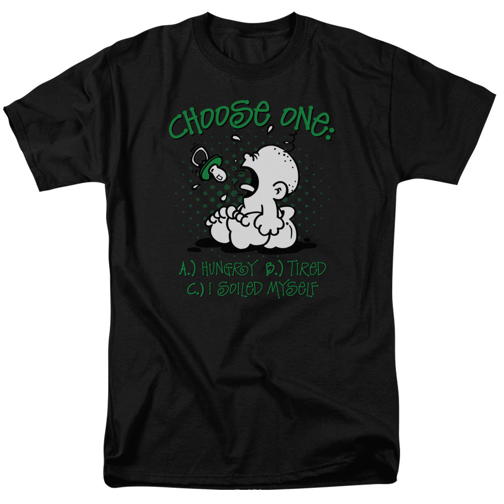 Choose One Mens T Shirt Black