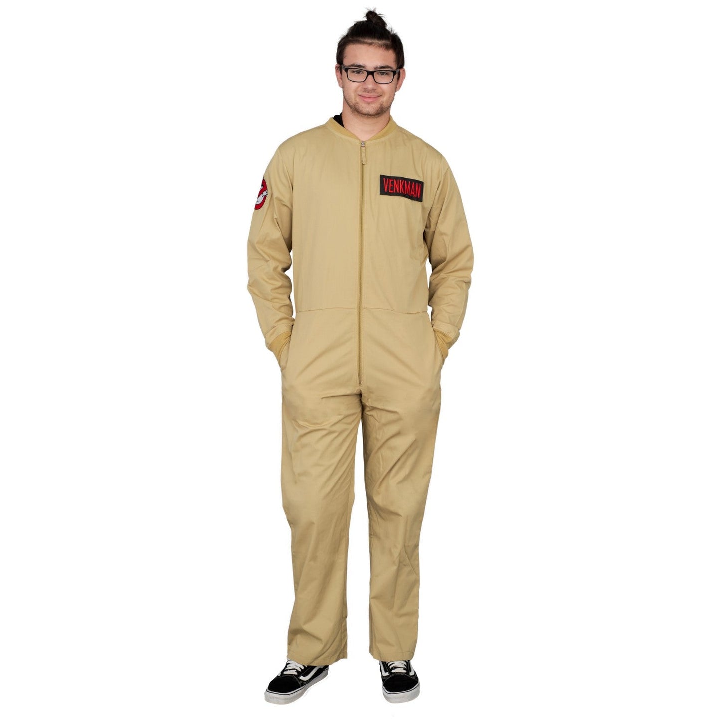 Ghostbusters Zip up Jumpsuit with 4 Attachable Patches