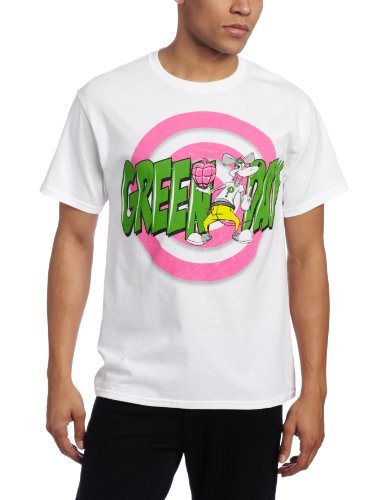 Green Day Green Day Rat Men'S T-Shirt, White, X-Large Mens T Shirt
