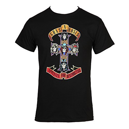 Guns N Roses Cross Mens T Shirt