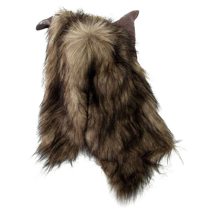 Halloween Latex Rubber Wolf Head Hair