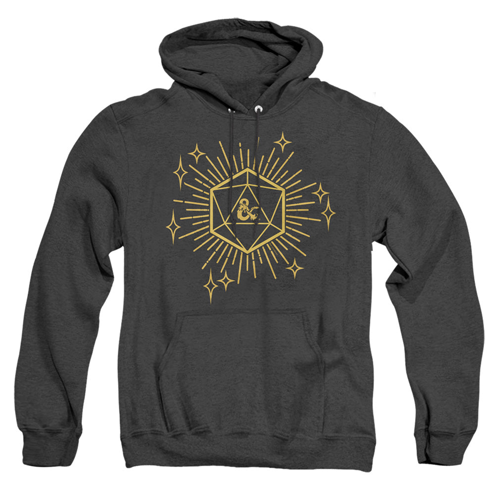 Dungeons And Dragons Year Of The Dragon Lucky D20 Heather Mens Hoodie Black