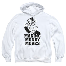 Load image into Gallery viewer, Monopoly Money Moves Mens Hoodie White