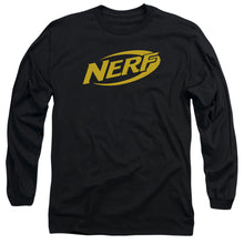 Load image into Gallery viewer, Nerf Logo Mens Long Sleeve Shirt Black