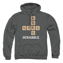 Load image into Gallery viewer, Scrabble Word Nerd Mens Hoodie Charcoal
