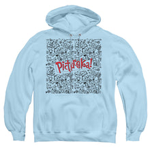 Load image into Gallery viewer, Pictureka Line Work Mens Hoodie Light Blue