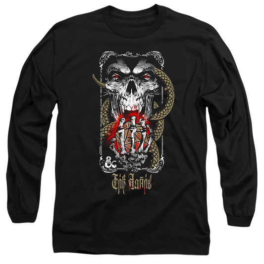 Dungeons And Dragons Lich For Chaos Mens Long Sleeve Shirt Black Officially Licensed