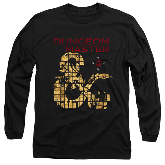 Dungeons And Dragons Dungeon Master Mens Long Sleeve Shirt Black Officially Licensed