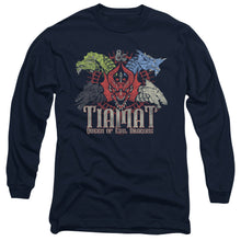 Load image into Gallery viewer, Dungeons And Dragons Tiamat Queen Of Evil Mens Long Sleeve Shirt Navy Officially Licensed