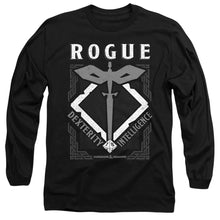 Load image into Gallery viewer, Dungeons And Dragons Rogue Mens Long Sleeve Shirt Black Officially Licensed