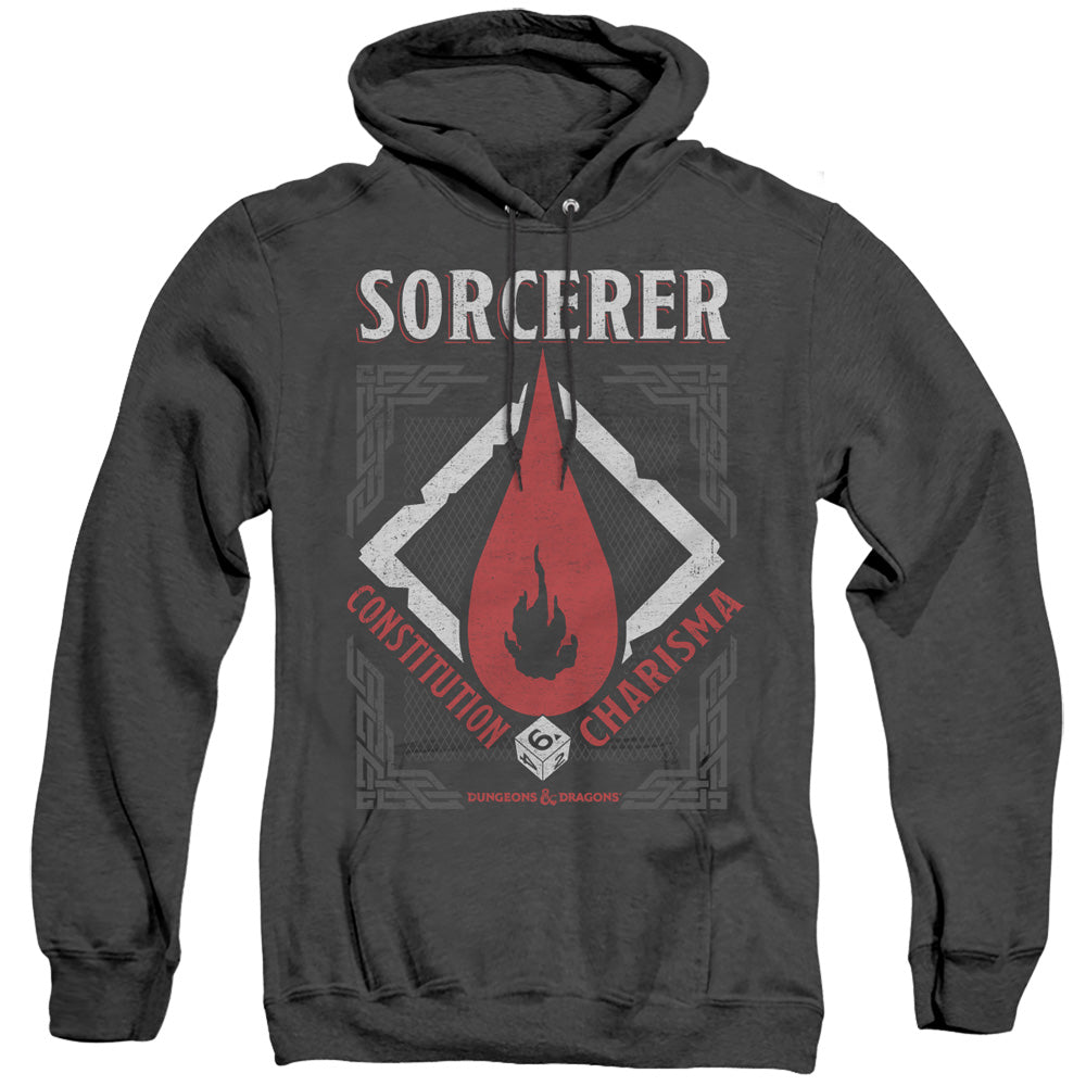 Dungeons And Dragons Sorcerer Heather Mens Hoodie Black