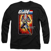 Load image into Gallery viewer, G.I. Joe Destro Card Mens Long Sleeve Shirt Black Officially Licensed
