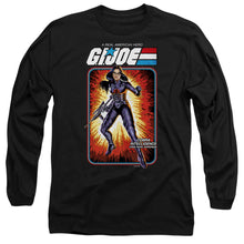 Load image into Gallery viewer, G.I. Joe Baroness Card Mens Long Sleeve Shirt Black Officially Licensed