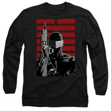 Load image into Gallery viewer, G.I. Joe Snake Eyes Ninja Mens Long Sleeve Shirt Black Officially Licensed