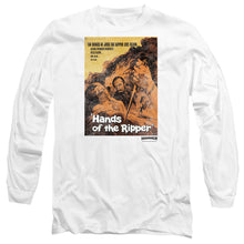Load image into Gallery viewer, Hammer House Of Horror Hands Of The Ripper Mens Long Sleeve Shirt White Officially Licensed