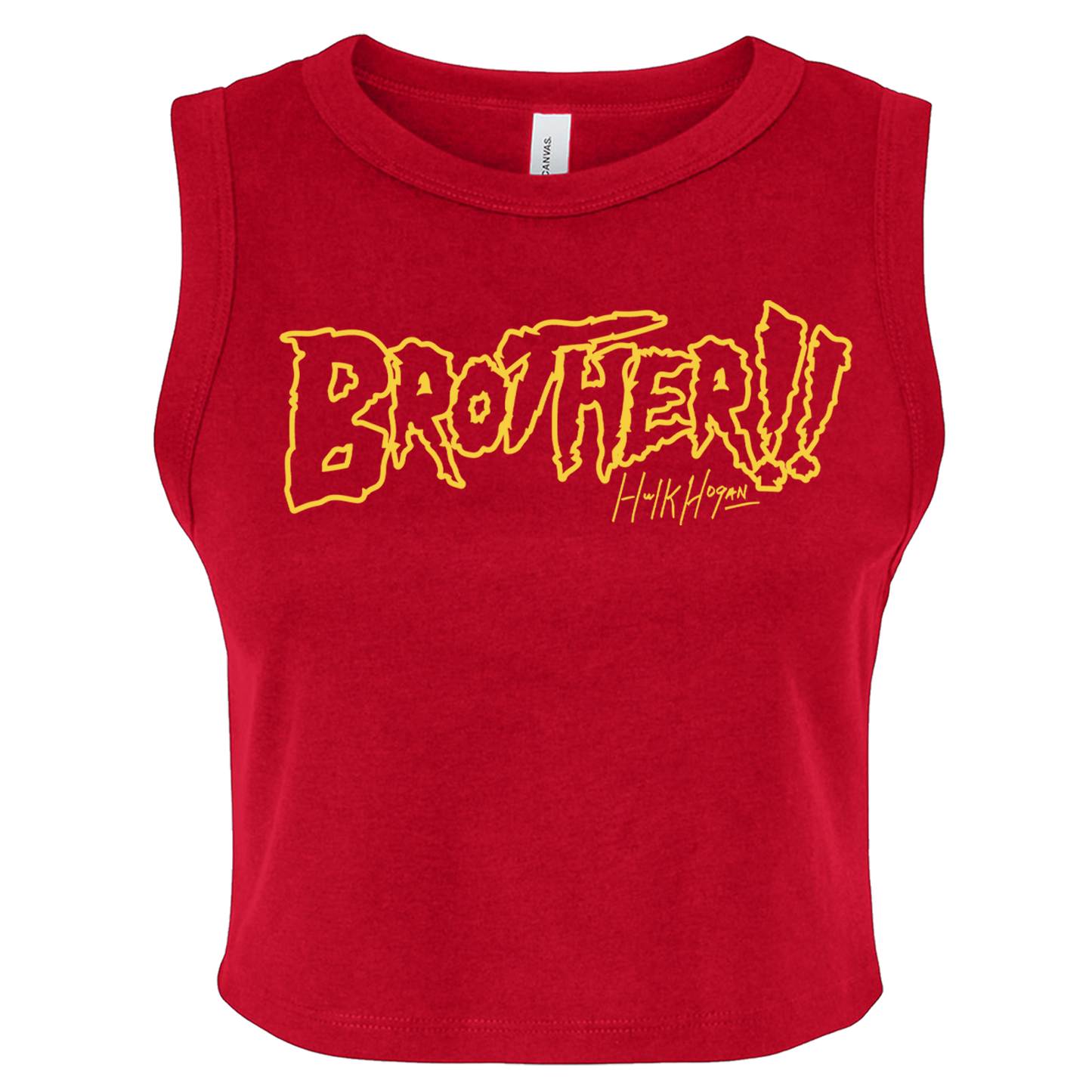 Hulk Hogan Brother Womens Crop Tank Top Shirt