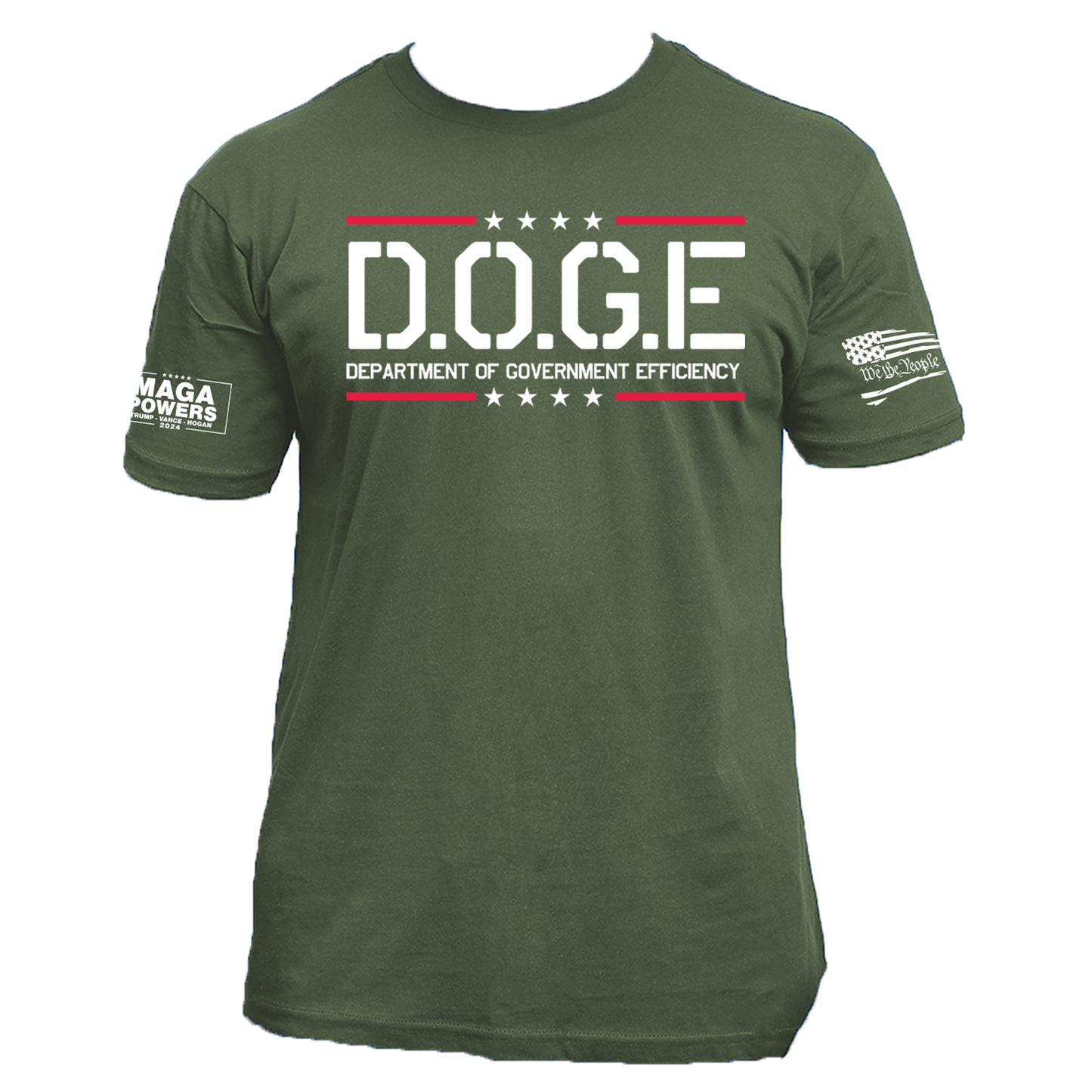 Hulk Hogan DOGE Mens T Shirt Military Green