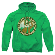Load image into Gallery viewer, Yogi Bear Smarter Than Average Mens Hoodie Kelly Green