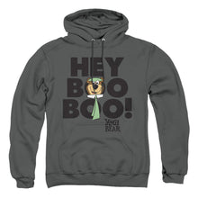 Load image into Gallery viewer, Yogi Bear Hey Boo Boo Mens Hoodie Charcoal