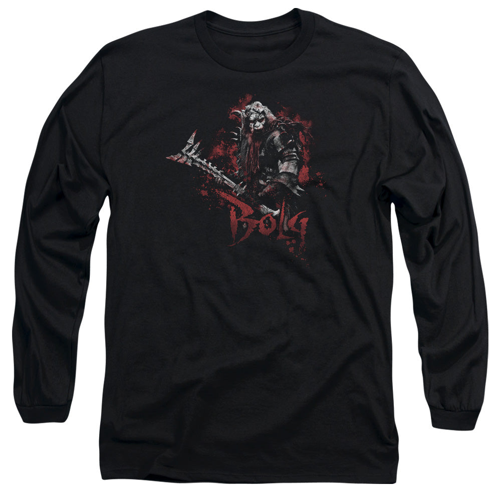 The Hobbit Bolg Mens Long Sleeve Shirt Black Officially Licensed