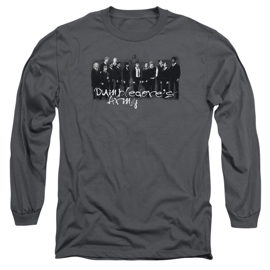 Harry Potter And The Order Of Phoenix Da Squad Mens Long Sleeve Shirt Charcoal Officially Licensed