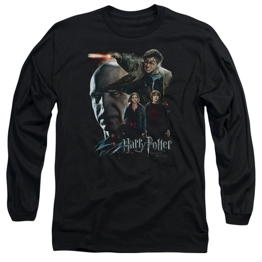 Harry Potter Final Fight Mens Long Sleeve Shirt Black Officially Licensed