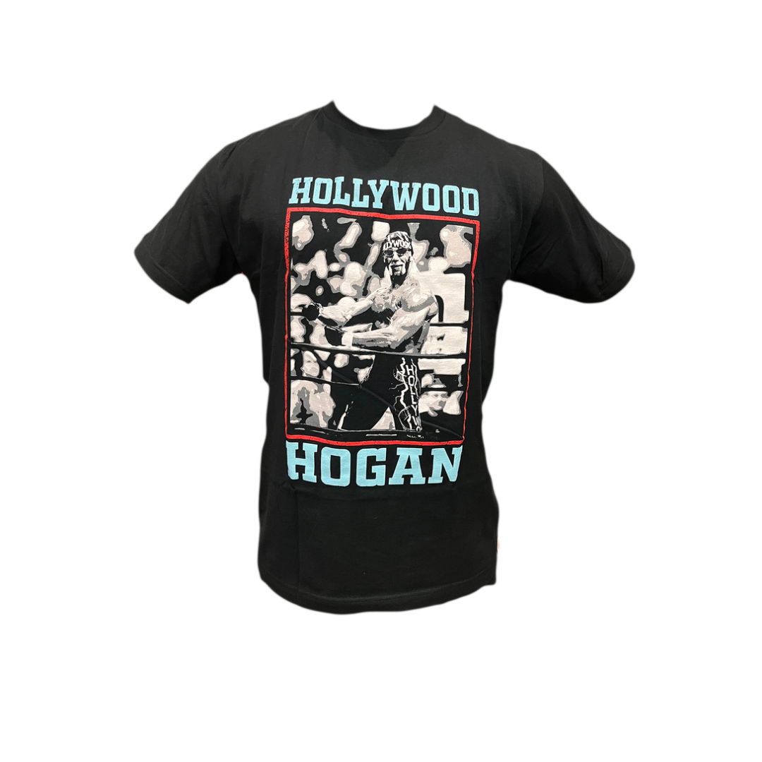 Hollywood Hulk Hogan Snapshot Mens T Shirt Black