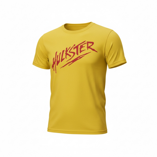 Hulk Hogan Hulkster Adult Mens T Shirt Yellow