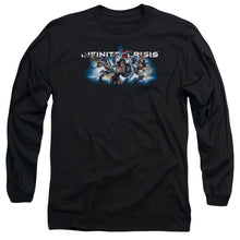 Load image into Gallery viewer, Infinite Crisis Ic Blue Mens Long Sleeve Shirt Black Officially Licensed
