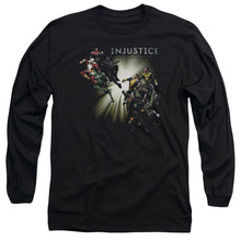 Load image into Gallery viewer, Injustice Gods Among Us Good Vs Evil Mens Long Sleeve Shirt Black Officially Licensed