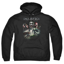Load image into Gallery viewer, Injustice Gods Among Us Key Art Mens Hoodie Black