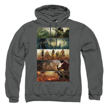 Load image into Gallery viewer, Injustice Gods Among Us Panels Mens Hoodie Charcoal